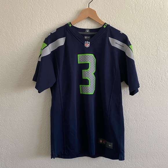 Nike - NFL Seattle Seahawks Russell Wilson Jersey - Size : XL (18-20) Big Boy - Picture 3 of 7